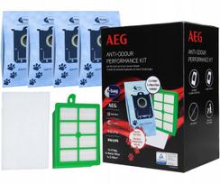 Dulkių siurblio maišelių ir HEPA filtro rinkinys, 4 vnt., tinka ELECTROLUX, AEG, PHILIPS