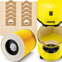 Dulkių siurblio filtras Karcher WD3 / WD2 / MV3 / SE 4001 / K2000, 10 vnt.