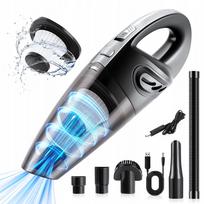 Rankinis belaidis dulkių siurblys automobiliui, 2in1, su HEPA filtru, sausam ir šlapiam siurbimui