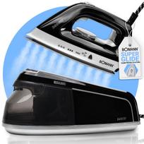 Lygintuvas su garų stotele BOMANN DBS 6034 CB, juodas