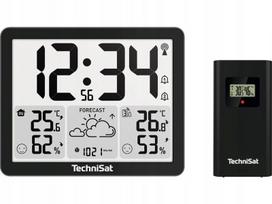 Belaidė oro stotelė su termometru TechniSat IMETEO 310, juoda