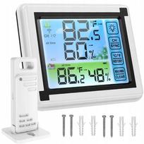 Belaidė oro stotis su LCD ekranu, drėgmės ir temperatūros matuokliu
