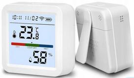 Termometras-drėgmės ir temperatūros jutiklis su laikmačiu TUYA SMART LIFE, WiFi, LCD