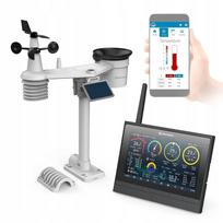 Oro stotis BRESSER MeteoChamp 9in1 su WiFi, HD ekranu ir kelių jutiklių sistema