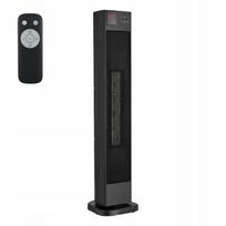 Ventiliatorinis šildytuvas MIDEA DPM, 2000 W, su termostatu ir nuotoliniu valdymu, juodas