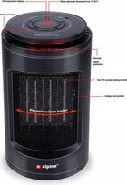 Ventiliatorius-šildytuvas 2in1, 1200 W, šildymas ir vėsinimas, juodas