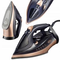 Garų lygintuvas su keramine pado danga, 3000W, 140 g/min, 9 funkcijos, 150 cm laidas, ANTI-DRIP