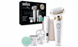 Epiliatorius Braun Silk-épil 9 Flex 360° 3D, šlapias/sausas, su skustuvu, SPA ir veido priedais