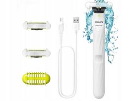 Barzdos ir kūno trimeris PHILIPS OneBlade Intimate QP1924-30, 2 peiliukai