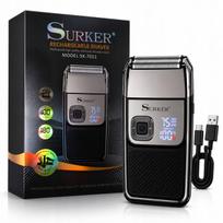Vyrų skutimosi peiliukas SURKER, 180 min, USB, su LED, barzdos ir galvos kirptuvas