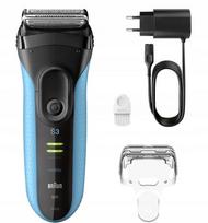 Elektrinis barzdaskutė Braun Series 3 3040s su kirptuvu, dovanų rinkinys
