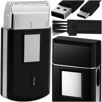 Vyriškas belaidis elektrinis skutimosi peiliukas su USB įkrovimu