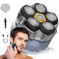 Elektrinė galvos skutimo mašinėlė ZERO RAZOR, 6 skutimo peiliukai