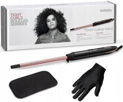 Plaukų garbanojimo žnyplės Babyliss ROSE QUARTZ 10 mm, keraminės, plonos