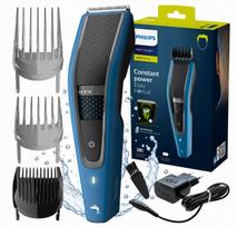 Plaukų kirpimo mašinėlė Philips 5000, belaidė, su 3 antgaliais