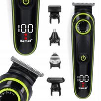 Belaidis plaukų kirpimo rinkinys Kemei KM-696 5in1, USB