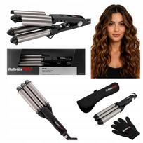 Plaukų garbanojimo žnyplės Babyliss Pro Titanium BAB2269TTE su jonizacija ir besisukančiu laidu