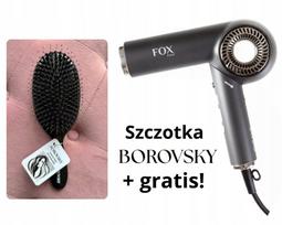 Kelioninis plaukų džiovintuvas Fox, 1500–1800 W, su jonizacija ir šepečiu