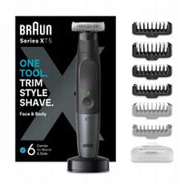 Barzdos ir kūno trimeris Braun Series XT5300, šlapias ir sausas skutimas, 4D ašmenys