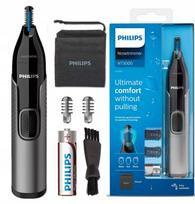 Nosies, antakių ir ausų trimeris PHILIPS 3 viename, su dėklu ir baterija