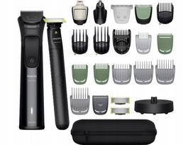 Barzdaskučių rinkinys PHILIPS Multigroom + OneBlade MG9690-30, juodas