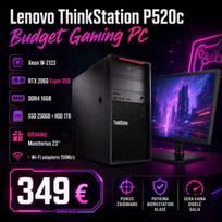 Mėnesio Pasiūlymas – Lenovo ThinkStation P520c: Intel Xeon W-2123, RTX 2060 Super 8GB, DDR4 16GB, 250GB SSD + 1TB HDD, Windows 10 (+ dovanos) (Atnaujinta)
