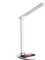 Platinet stalinė lempa su belaidžiu įkrovikliu PDL081W 18W QI, balta (45244)