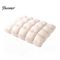 Cool Touch Pillow Puff Cooling Pillow, Soft Breathable Quilted Sleeping Machine Supportive Washable, Fluffy Cloud-like for Side And Back Sleepers rožinė