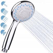 Terra Home 5 funkcijų dušo galvutė, chromuota, anti-calc EKO