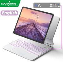 GOOJODOQ Magic Keyboard for iPad Pro 11 iPad Pro 13 Air 6 Air 5 Air 4 Pro 12.9 6th 5th 4th 3rd Gen Multi-Touch Trackpad Pro 11 2024