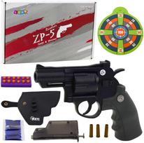 Lean Toys Žaislinis ZP-5 revolveris su taikiniu ir dėklu
