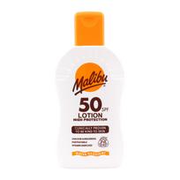 MALIBU SPF 50 vandeniui atsparus apsauginis kūno losjonas, 200 ml