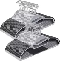 SONGMICS drabužių pakabos, plastikinės, 50 vnt., 41,5 cm, pasukamas kabliukas, CRP41G-50