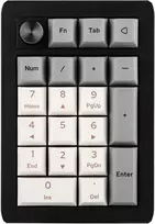 Klaviatūra Epomaker EK21 VIA skaitmeninis blokas, 20 klavišų, belaidis, mechaninis, 1000 mAh, Wisteria V2