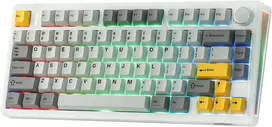 Epomaker TH80 V2 belaidė mechaninė žaidimų klaviatūra 75% RGB 8000 mAh Hot-Swap PBT