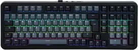 Epomaker mechaninė klaviatūra, vokiška ISO-DE QWERTZ, bevielė, 96%, RGB, numerių blokas, Hot-Swap, juoda