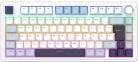 Epomaker mechaninė klaviatūra 75% ISO-DE QWERTZ, belaidė, RGB apšvietimas, Reaper Switch