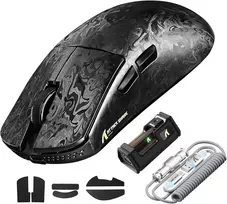 Attack Shark belaidė pelė R11 Ultra, juoda, su lipnia juostele
