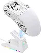 ATTACK SHARK belaidė žaidimų pelė, optinė, 26 000 DPI, 2.4 GHz, Bluetooth, X1