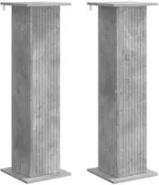 Augalų stovas 2 vnt. Betono pilka 30,5 x 30 x 100,5 cm