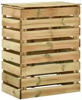 Lentų sodo kompostavimo dėžė Žalia 110 x 58 x 113 cm