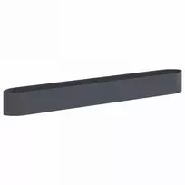 Pakelta sodo lova Antracito 380 x 40 x 40 cm Plienas