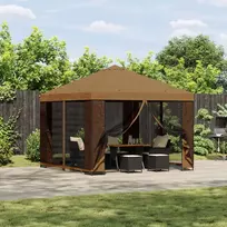 Sodo pavėsinė su šoninėmis sienelėmis 3 x 3 m Smėlio