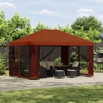 Paviljonas su šoninėmis sienelėmis 4 × 3 m Terakotos