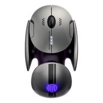 Inphic X2 Tylinė Bluetooth Pelė Metalinis Pagrindas Įkraunama Belaidė Žaidimų Pelė Kompiuteriui Nešiojamam Kompiuteriui Biurui Žaidimui