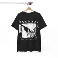 Bauhaus Band Logo Vintage Design Tee Band Black T shirt Size L S
