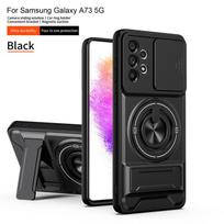 Suitable for Samsung S25FE Shunjia sliding window protective phone case S26 Ultra ring stand anti-drop protective cover Samsung S25 juoda