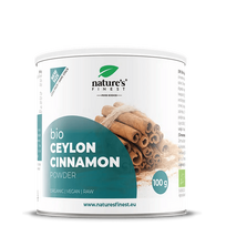 NATURE'S FINEST BIO CEYLON CINNAMON POWDER Ekologiški ceilono cinamono milteliai
