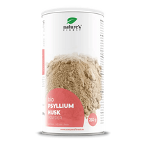 NATURE'S FINEST BIO PSYLLIUM HUSK POWDER Ekologiški balkšvojo gysločio (psyllium husk) sėklų luobelių milteliai