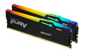 KINGSTON  Technology FURY Beast 64GB 6000MT/s DDR5 CL36 DIMM (Kit of 2) RGB | KF560C36BBE2AK2-64  | 740617350296